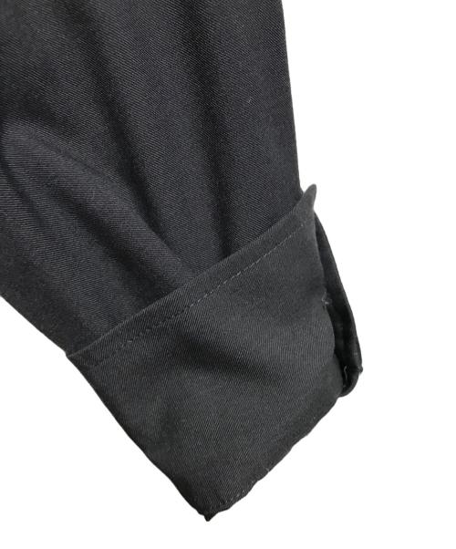 mizuiro-ind（ミズイロインド）mizuiro-ind (ミズイロインド) バンドカラーシャツワンピース ブラック サイズ:FREEの古着・服飾アイテム