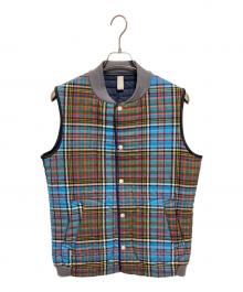 HANCOCK（ハンコック）の古着「キルティングベスト」｜ブルー