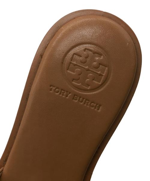 TORY BURCH（トリーバーチ）TORY BURCH (トリーバーチ) サンダル ブラウン サイズ:7の古着・服飾アイテム