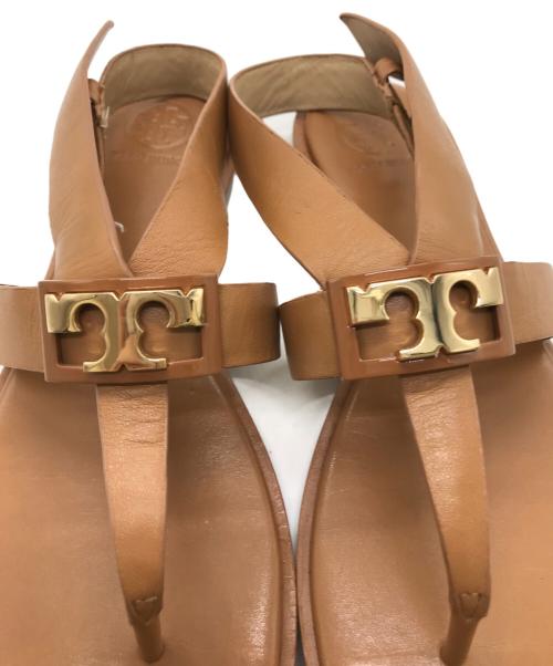 TORY BURCH（トリーバーチ）TORY BURCH (トリーバーチ) サンダル ブラウン サイズ:7の古着・服飾アイテム