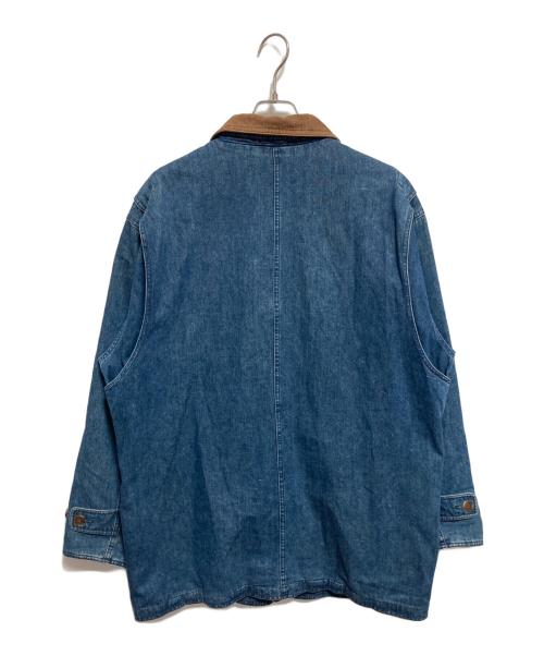 LAND'S END（ランズエンド）LAND'S END (ランズエンド) デニムカバーオール インディゴ サイズ:Lの古着・服飾アイテム