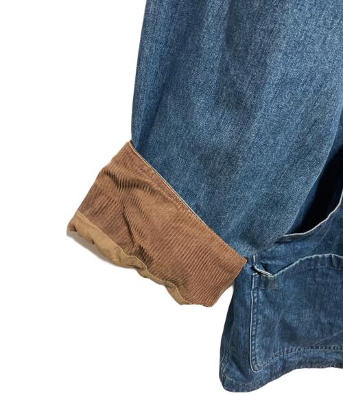 LAND'S END（ランズエンド）LAND'S END (ランズエンド) デニムカバーオール インディゴ サイズ:Lの古着・服飾アイテム