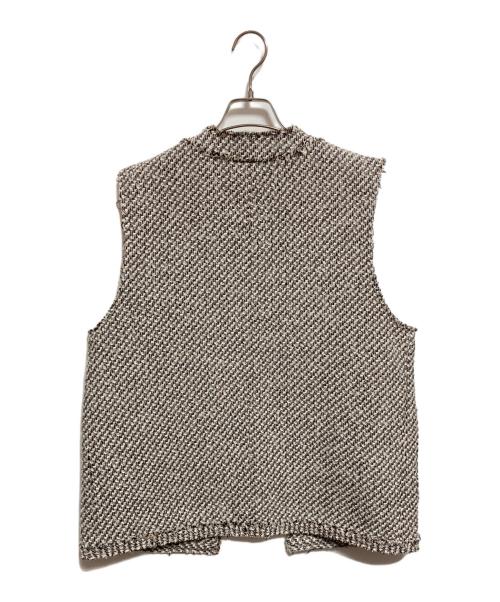 JOURNAL STANDARD relume（ジャーナルスタンダード レリューム）JOURNAL STANDARD relume (ジャーナルスタンダード レリューム) コットンツイードベスト ベージュ サイズ:FREEの古着・服飾アイテム