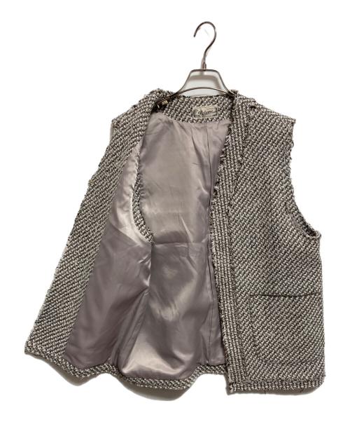 JOURNAL STANDARD relume（ジャーナルスタンダード レリューム）JOURNAL STANDARD relume (ジャーナルスタンダード レリューム) コットンツイードベスト ベージュ サイズ:FREEの古着・服飾アイテム
