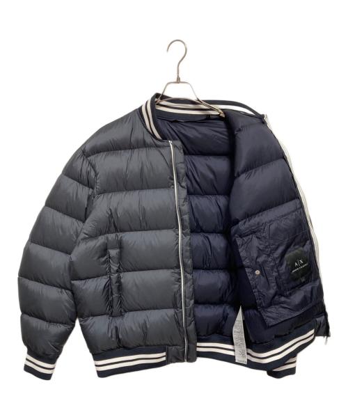 ARMANI EXCHANGE（アルマーニ エクスチェンジ）ARMANI EXCHANGE (アルマーニ エクスチェンジ) リアルダウンジャケット ネイビー サイズ:Lの古着・服飾アイテム