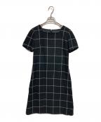 courregesクレージュ）の古着「ブラウスワンピース」｜ブラック