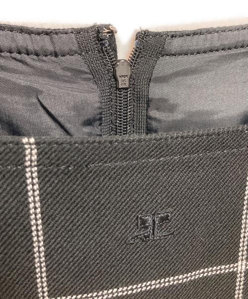 courreges（クレージュ）courreges (クレージュ) ブラウスワンピース ブラック サイズ:40の古着・服飾アイテム