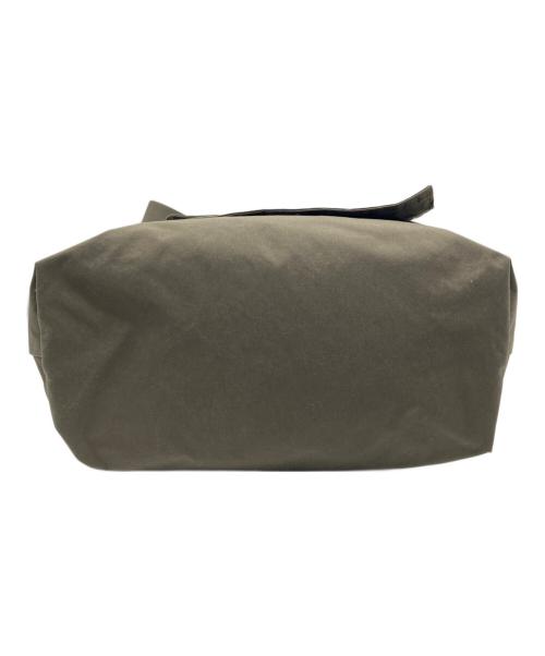 MHL（エムエイチエル）MHL (エムエイチエル) PROOFED HIGHCOUNT TWILL TOTE オリーブの古着・服飾アイテム