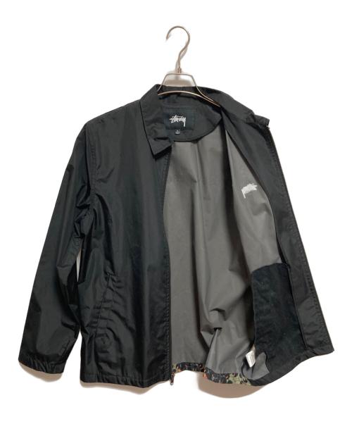 stussy（ステューシー）stussy (ステューシー) LEOPARD PANEL JACKET ブラック サイズ:Sの古着・服飾アイテム