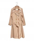 GRACE CLASSグレースクラス）の古着「ダブルカラードレスコート」｜ベージュ