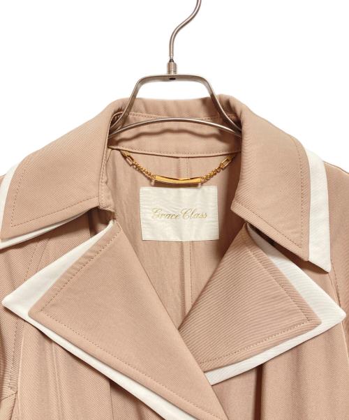 GRACE CLASS（グレースクラス）GRACE CLASS (グレースクラス) ダブルカラードレスコート ベージュ サイズ:36の古着・服飾アイテム
