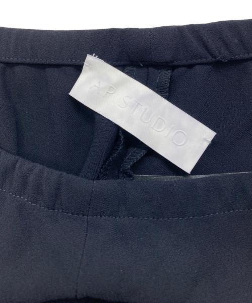 AP STUDIO（エーピーストゥディオ）AP STUDIO (エーピーストゥディオ) エラスティックパンツ ネイビー サイズ:38の古着・服飾アイテム