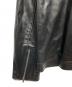 中古・古着 Liugoo Leathers (リューグーレザーズ) レザージャケット ブラック サイズ:XL：7000円
