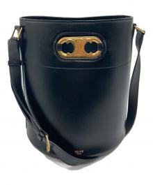 CELINE（セリーヌ）の古着「マイヨン トリオンフ バケットバッグ」｜ブラック