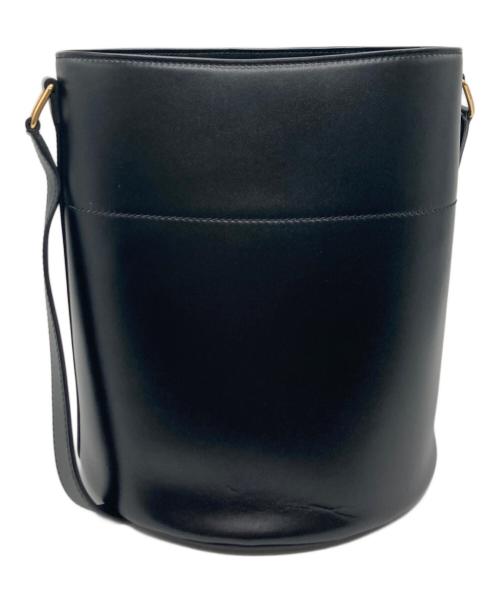 CELINE（セリーヌ）CELINE (セリーヌ) マイヨン トリオンフ バケットバッグ ブラックの古着・服飾アイテム