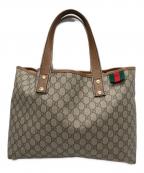 GUCCIグッチ）の古着「トートバッグ」｜ベージュ