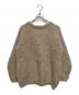 Plage (プラージュ) NUBE モヘヤMIX クルーネック プルオーバー ニット ベージュ サイズ:-：9000円