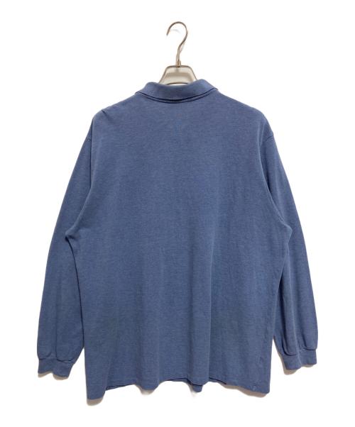 CHEMISE LACOSTE（シュミーズ ラコステ）CHEMISE LACOSTE (シュミーズ ラコステ) ポロシャツ ブルー サイズ:SIZE 8の古着・服飾アイテム