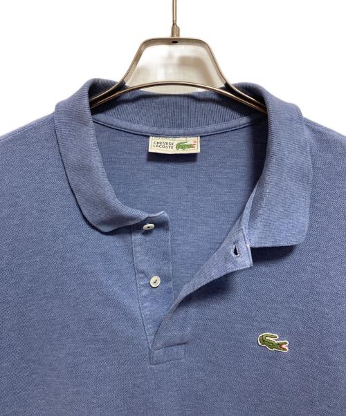 CHEMISE LACOSTE（シュミーズ ラコステ）CHEMISE LACOSTE (シュミーズ ラコステ) ポロシャツ ブルー サイズ:SIZE 8の古着・服飾アイテム