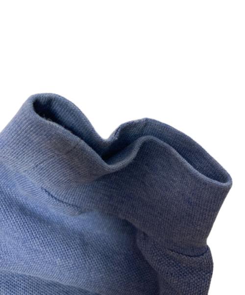 CHEMISE LACOSTE（シュミーズ ラコステ）CHEMISE LACOSTE (シュミーズ ラコステ) ポロシャツ ブルー サイズ:SIZE 8の古着・服飾アイテム