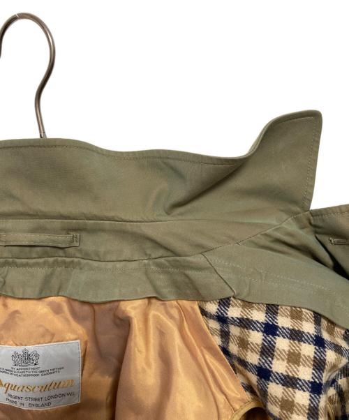 Aquascutum（アクアスキュータム）Aquascutum (アクアスキュータム) ステンカラーコート タマムシ サイズ:5の古着・服飾アイテム