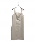 ANAYIアナイ）の古着「トリプルクロスジャンパースカート」｜アイボリー