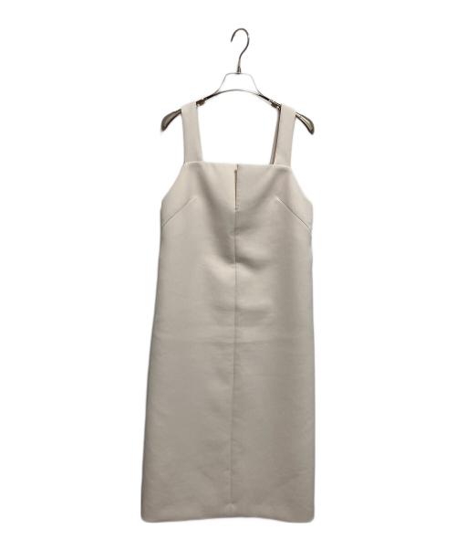ANAYI（アナイ）ANAYI (アナイ) トリプルクロスジャンパースカート アイボリー サイズ:36の古着・服飾アイテム