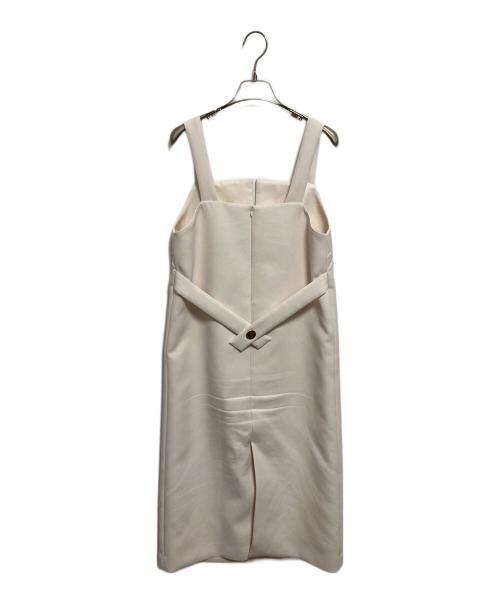 ANAYI（アナイ）ANAYI (アナイ) トリプルクロスジャンパースカート アイボリー サイズ:36の古着・服飾アイテム