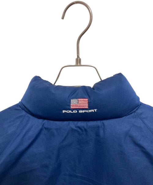 POLO SPORT（ポロスポーツ）POLO SPORT (ポロスポーツ) ダウンジャケット ブルー サイズ:Lの古着・服飾アイテム