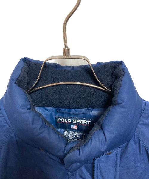 POLO SPORT（ポロスポーツ）POLO SPORT (ポロスポーツ) ダウンジャケット ブルー サイズ:Lの古着・服飾アイテム