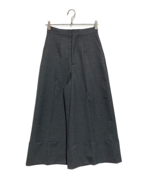 ENFOLD（エンフォルド）ENFOLD (エンフォルド) ワイドパンツ グレー サイズ:36の古着・服飾アイテム