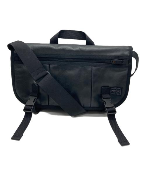 PORTER（ポーター）PORTER (ポーター) メッセンジャーバッグ ブラックの古着・服飾アイテム