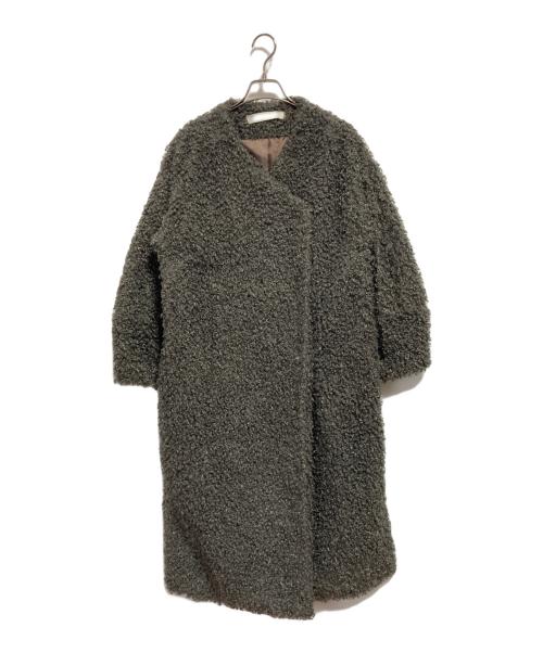 Nefes（ニーフェス）Nefes (ニーフェス) ボアコート グレー サイズ:1の古着・服飾アイテム