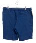 PAPAS (パパス) リネンハーフパンツ ブルー サイズ:3X 未使用品：5000円