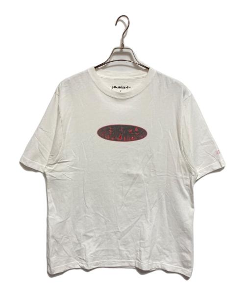 YARDSALE（ヤードセール）yardsale (ヤードセール) プリントTシャツ ホワイト サイズ:Lの古着・服飾アイテム