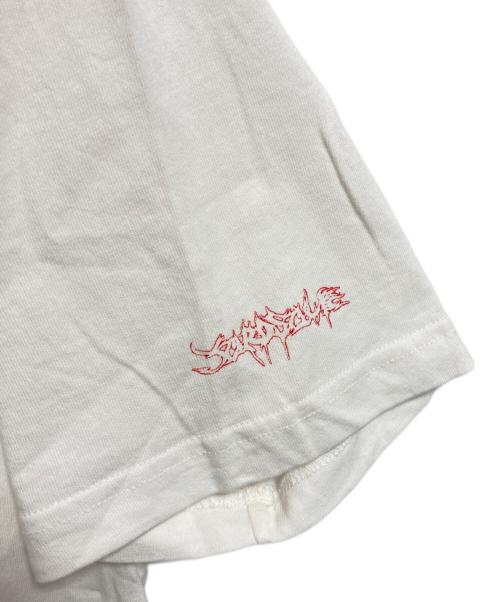 YARDSALE（ヤードセール）yardsale (ヤードセール) プリントTシャツ ホワイト サイズ:Lの古着・服飾アイテム