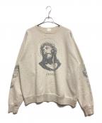 SAINT MICHAELセントマイケル）の古着「SM2 CREW SWEAT SHIRT」｜ベージュ