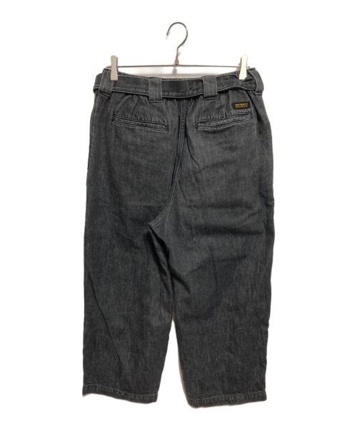 TIGHTBOOTH PRODUCTION（タイトブースプロダクション）TIGHTBOOTH PRODUCTION (タイトブースプロダクション) DENIM BAGGY SLACKS ブラック サイズ:Mの古着・服飾アイテム