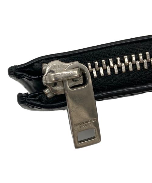 Saint Laurent Paris（サンローランパリ）Saint Laurent Paris (サンローランパリ) カードケース ブラックの古着・服飾アイテム