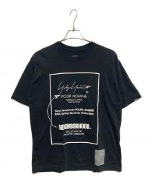NEIGHBORHOOD×YOHJI YAMAMOTO（ネイバーフッド×ヨウジヤマモト）の古着「コラボTシャツ」｜ブラック