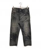 NEIGHBORHOODネイバーフッド）の古着「SAVAGE DENIM DP BASIC PANTS」｜ブラック