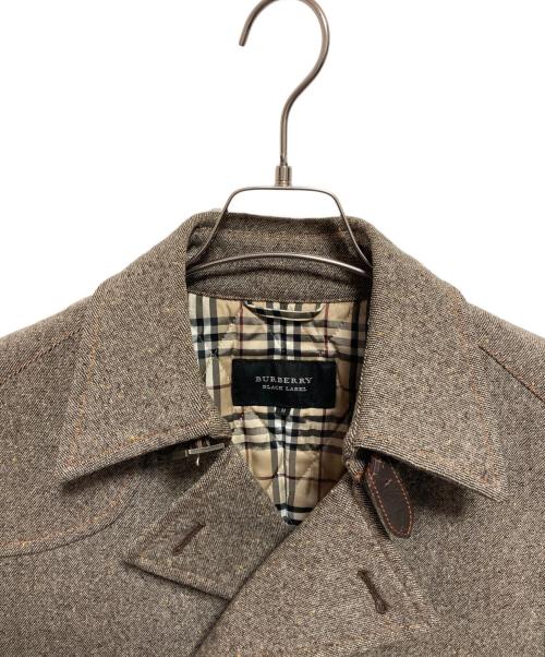 BURBERRY BLACK LABEL（バーバリーブラックレーベル）BURBERRY BLACK LABEL (バーバリーブラックレーベル) ウールコート グレー サイズ:Mの古着・服飾アイテム
