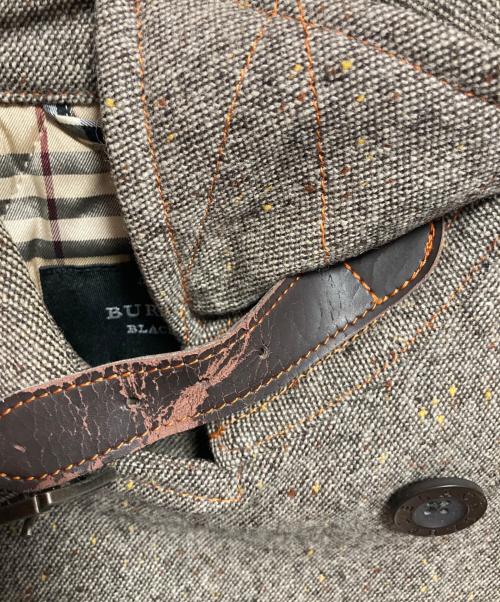 BURBERRY BLACK LABEL（バーバリーブラックレーベル）BURBERRY BLACK LABEL (バーバリーブラックレーベル) ウールコート グレー サイズ:Mの古着・服飾アイテム