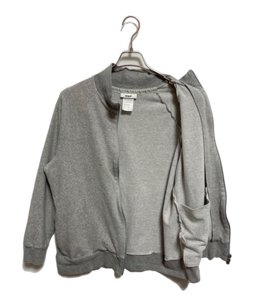 MXP（エムエックスピー）MXP (エムエックスピー) ライトウォーム スウェット フルジップスタンドカラー グレー サイズ:XLの古着・服飾アイテム