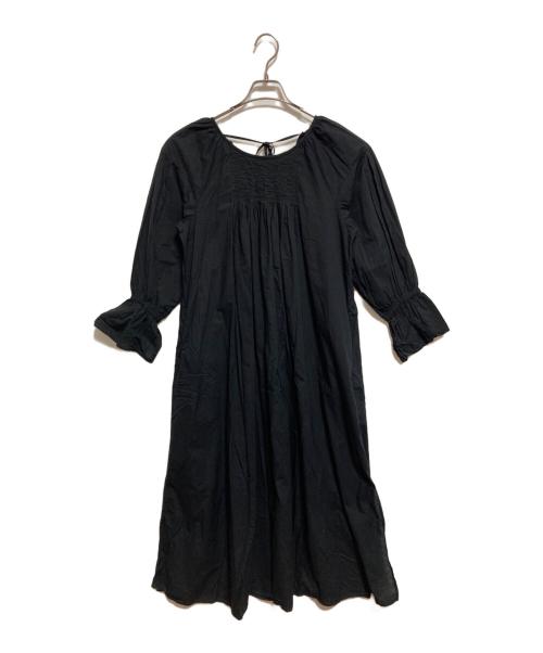 ne quittez pas（ヌキテパ）ne quittez pas (ヌキテパ) Fine Lawn Pintuck Dress ブラック サイズ:なし(下記参照)の古着・服飾アイテム