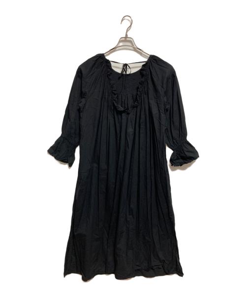 ne quittez pas（ヌキテパ）ne quittez pas (ヌキテパ) Fine Lawn Pintuck Dress ブラック サイズ:なし(下記参照)の古着・服飾アイテム