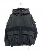 D-VEC×ALMOSTBLACKディーベック×オールモストブラック）の古着「WINDSTOPPER BY GORE-TEX LABS 2L POLARTEC JACKET」｜ブラック