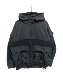 D-VEC×ALMOSTBLACK（ディーベック×オールモストブラック）の古着「WINDSTOPPER BY GORE-TEX LABS 2L POLARTEC JACKET」｜ブラック