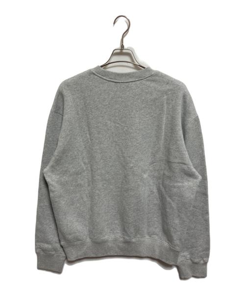 maison kitsune（メゾンキツネ）MAISON KITSUNE (メゾンキツネ) FLOWERS COMFORT SWEATSHIRT グレー サイズ:XLの古着・服飾アイテム