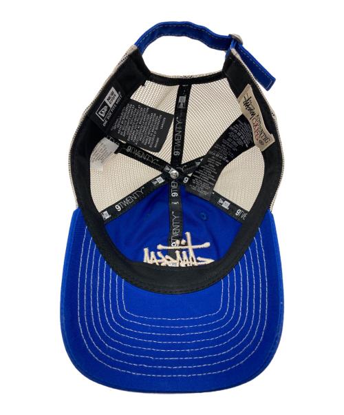 stussy（ステューシー）stussy (ステューシー) New Era (ニューエラ) BASIC TRUCKER ブルーの古着・服飾アイテム